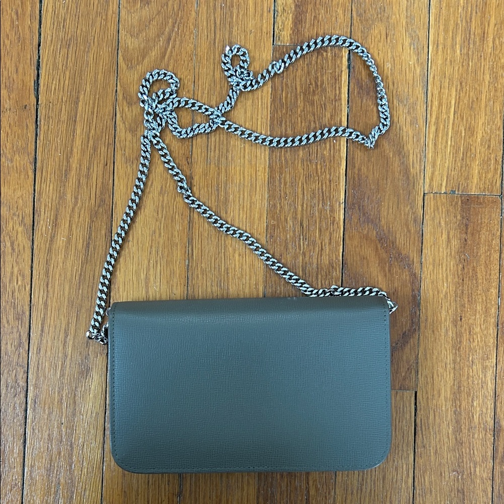 Longchamp Leather Crossbody Wallet Chain Bag - Picture 4 of 5